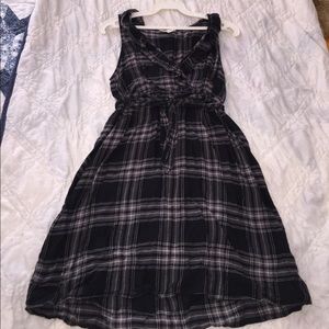 Black Plaid Dress